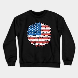 Patriotic Bloom Crewneck Sweatshirt